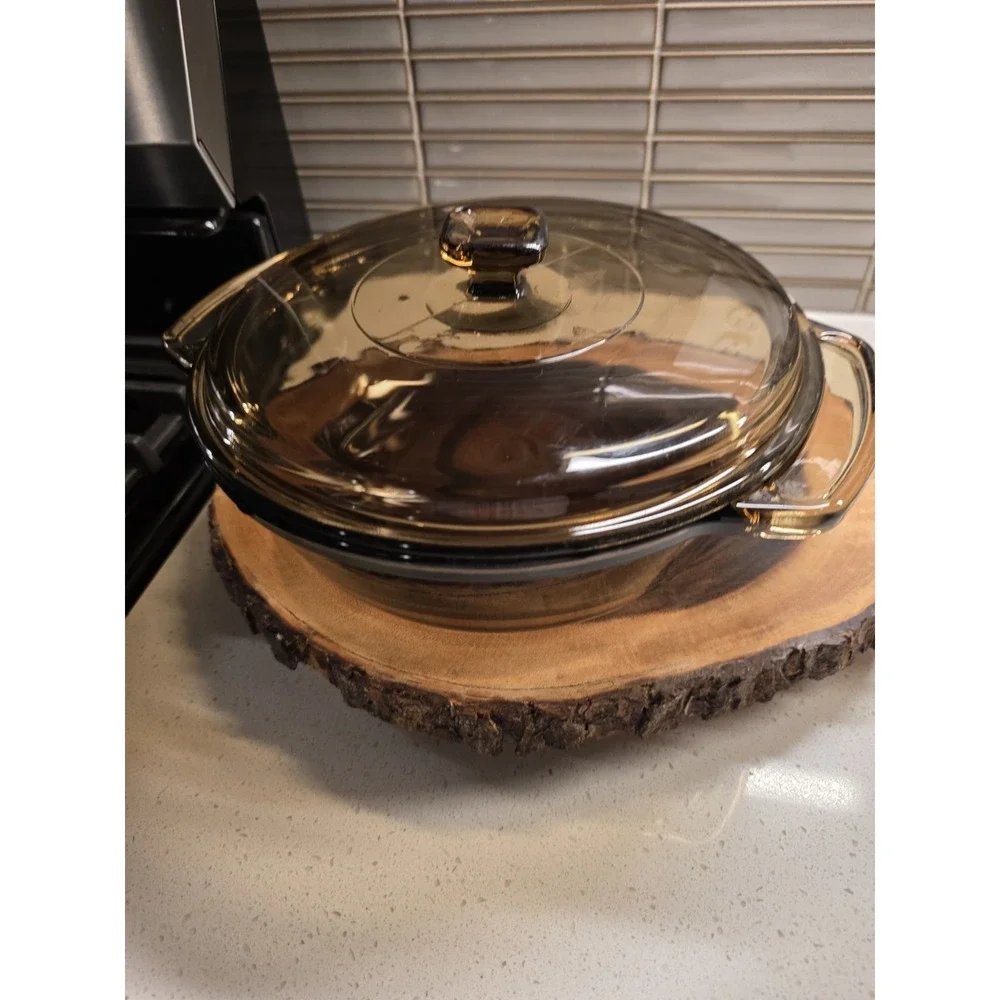 Vintage Anchor Hocking Ovenware 2qt Casserole Dish 9